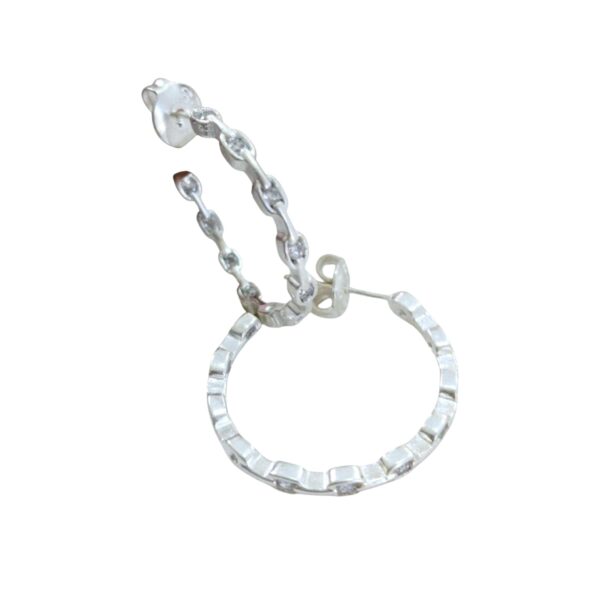 Aro Plata 925 Moda Chunky