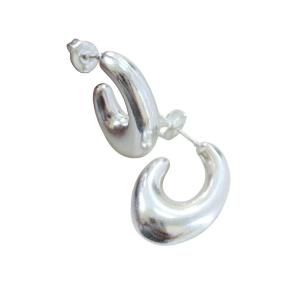 Aro Plata 925 Moda Chunky