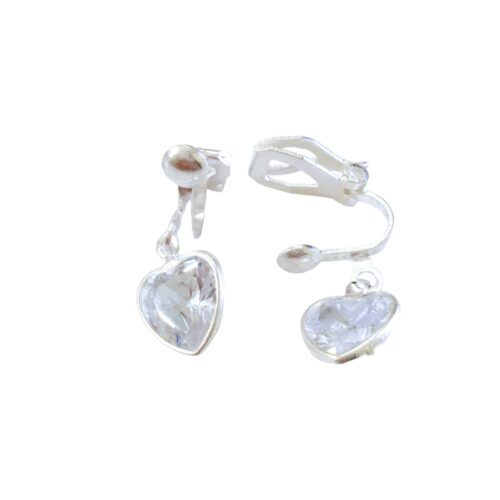 Aro Plata 925 Clip Corazón