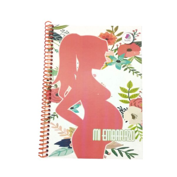Agenda de embarazo A5 ByN