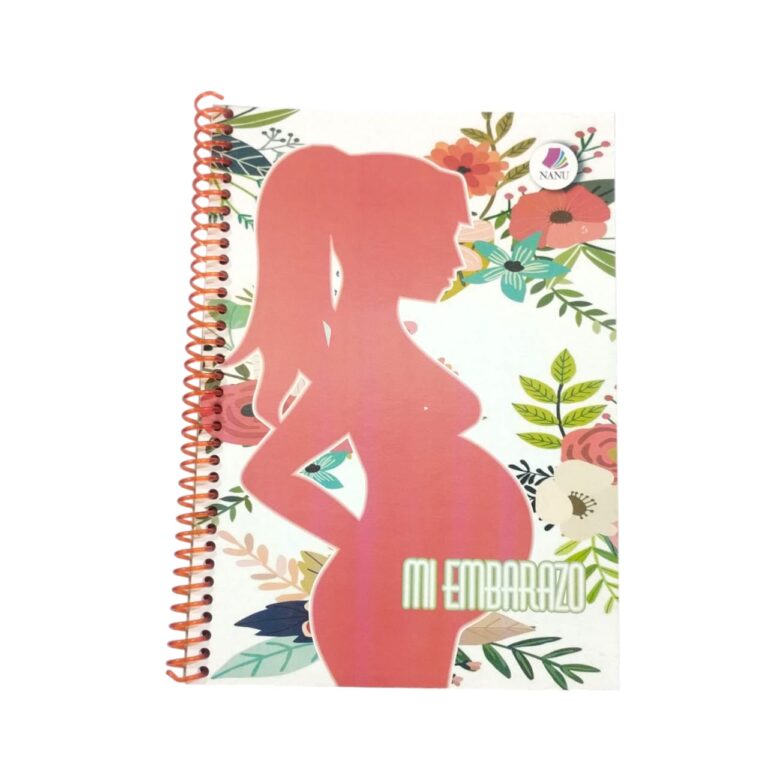 Agenda de embarazo A5 ByN