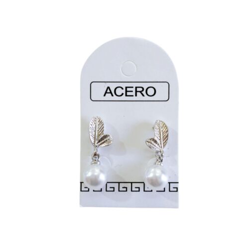 Aro AQ hojita c/perla