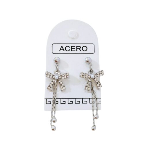 Aro AQ Bolita c/moños y tiras strass