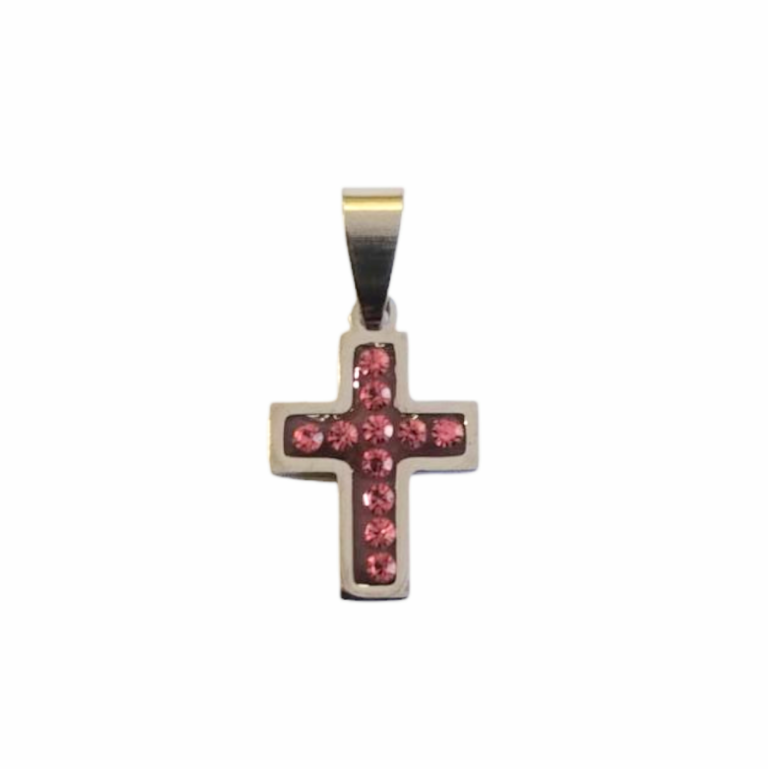 Dije AQ cruz Strass