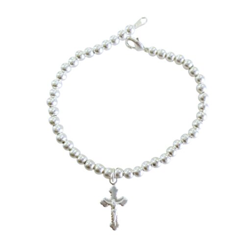 Pulsera plata Bol. con dije