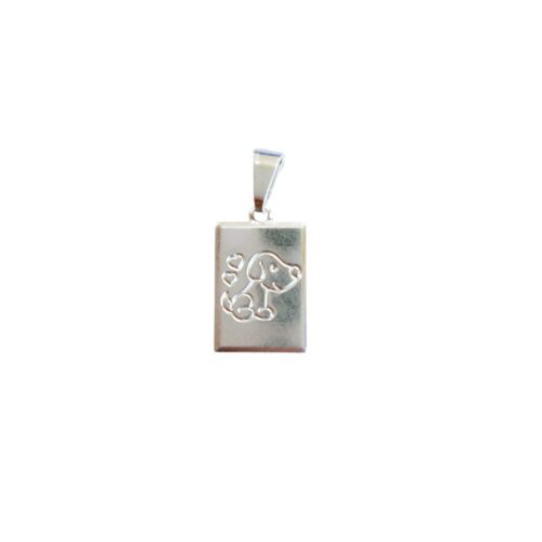 Dije Plata 925 Chapa perro