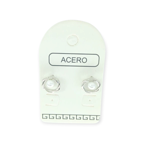 Aro AQ circular con perlita