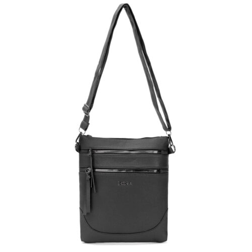 Bandolera Rif 3 cierres 23x26x6 Negra