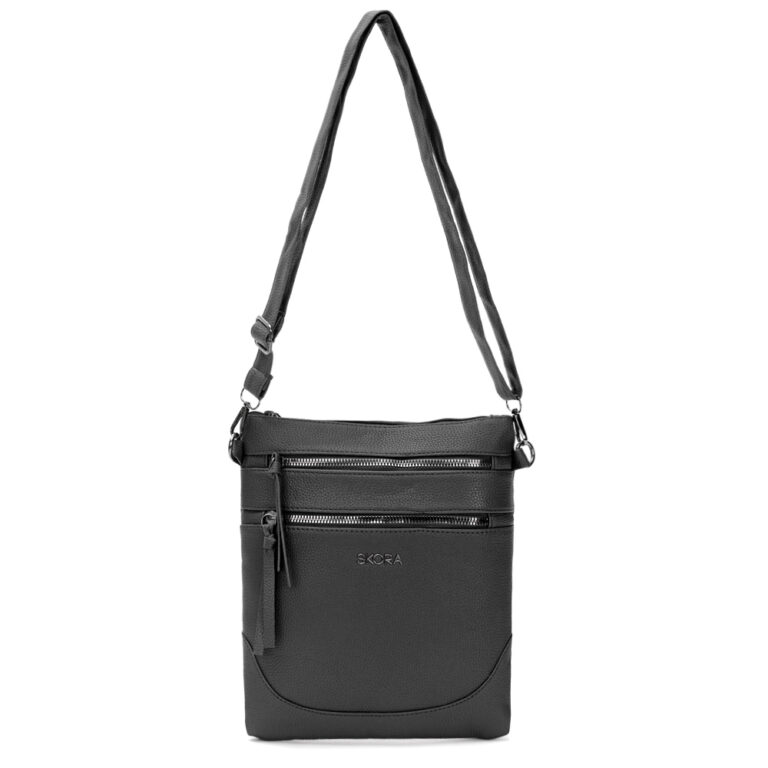 Bandolera Rif 3 cierres 23x26x6 Negra