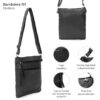 Bandolera Rif 3 cierres 23x26x6 Negra