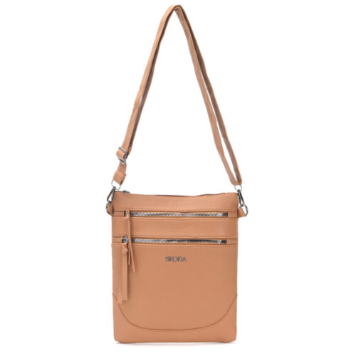 Bandolera Rif 3 cierres 23x26x6 Marron