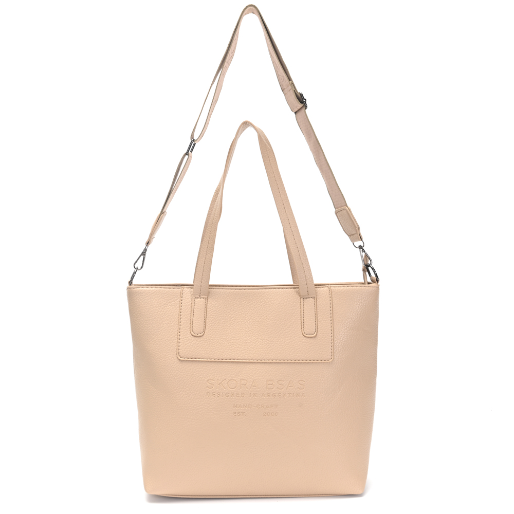 Bolso Shopper Nador 31x28x13 Beige