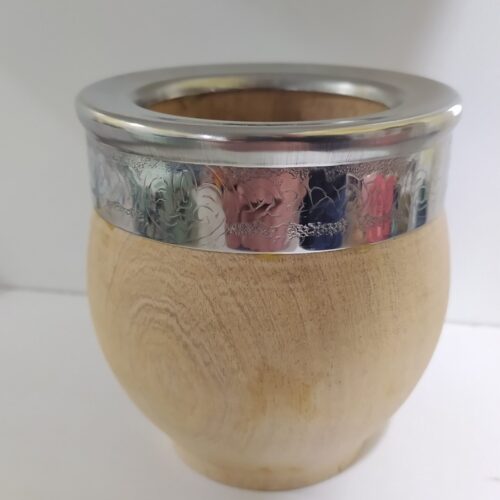 Mate Imperial algarrobo y virola de acero (apto para pintar)
