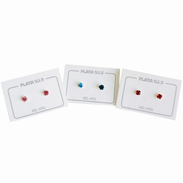 Aro Plata 925 Pasante Stras
