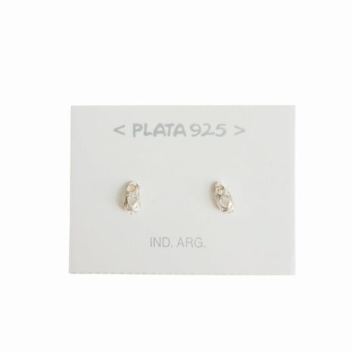 Aro Plata 925 Gotita Calada