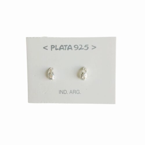 Aro Plata 925 Gotita Calada