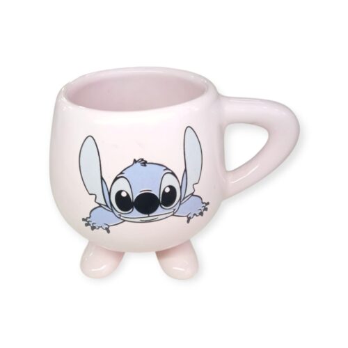 Taza Grande Cerámica Patitas con decoración