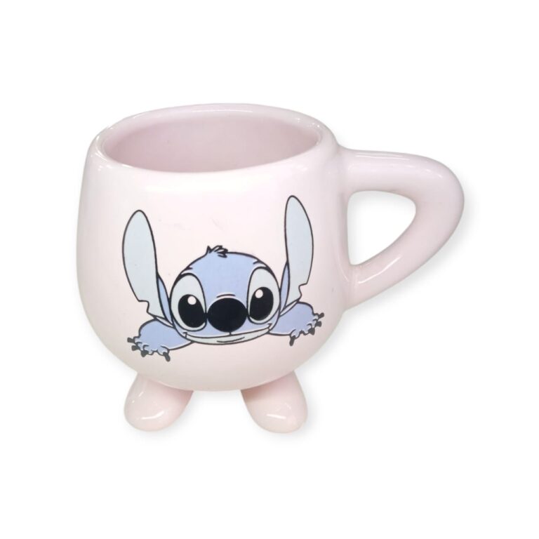 Taza Grande Cerámica Patitas con decoración