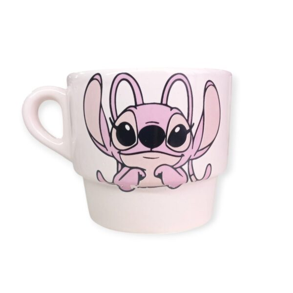 Taza Cerámica Apilable con decoración