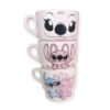 Taza Cerámica Apilable con decoración