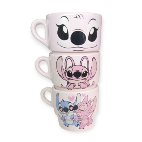 Taza Cerámica Apilable con decoración