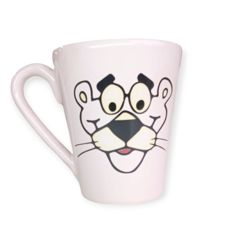 Taza Cerámica con decoración Pantera Rosa