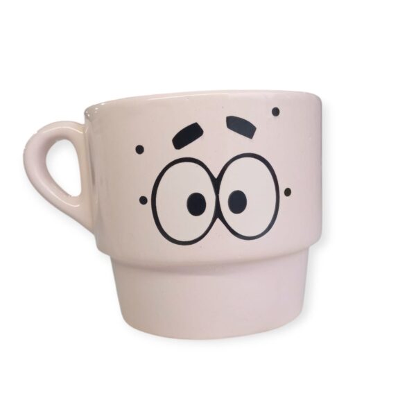Taza Cerámica Apilable con decoración