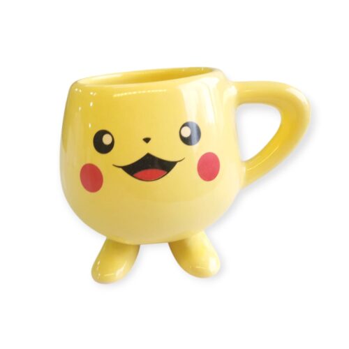 Taza Grande Cerámica Patitas con decoración