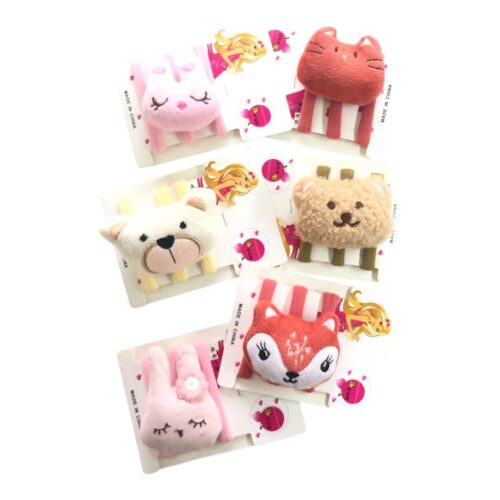 Colitas con muñequito de peluche