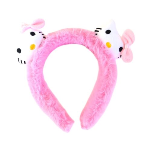 Vincha con 2 peluches Kitty