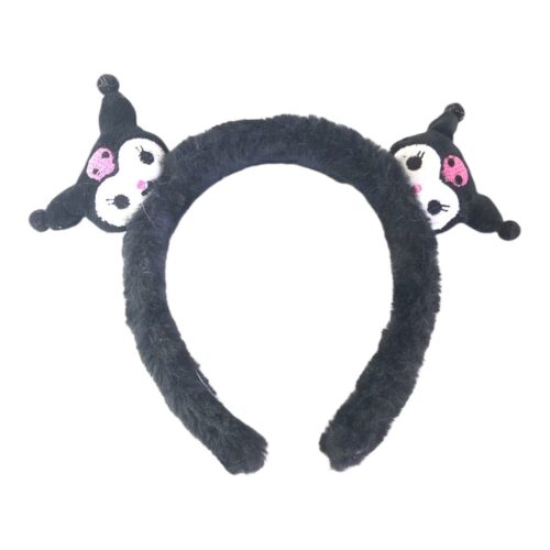 Vincha con 2 peluches Kuromi