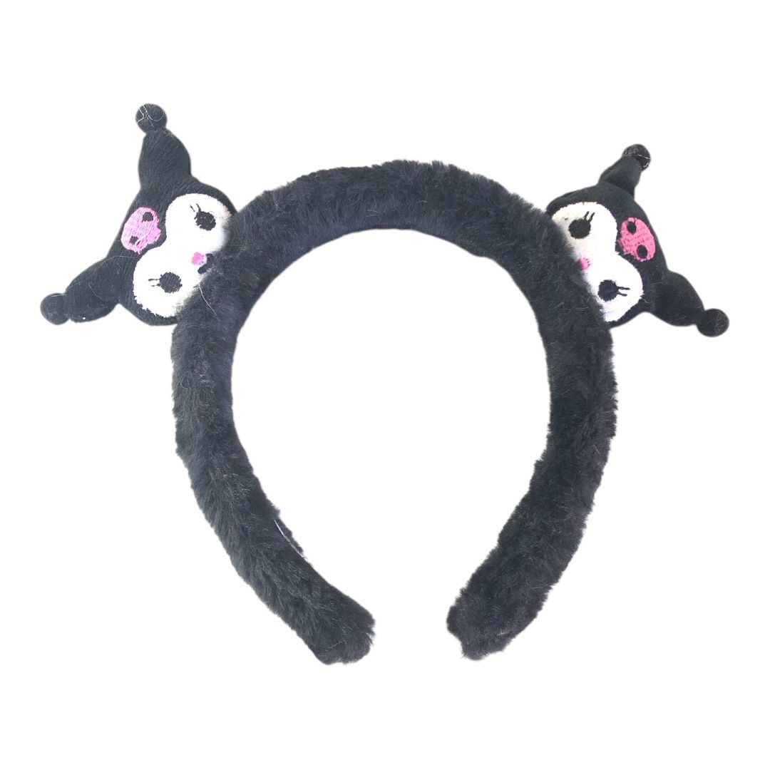 Vincha con 2 peluches Kuromi