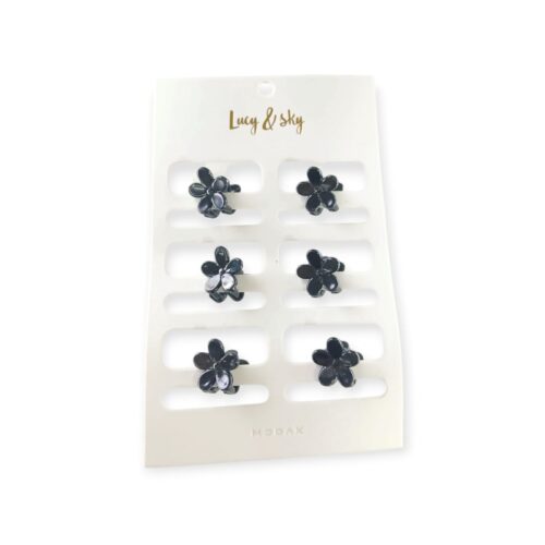 Set broches florecitas mini x6u