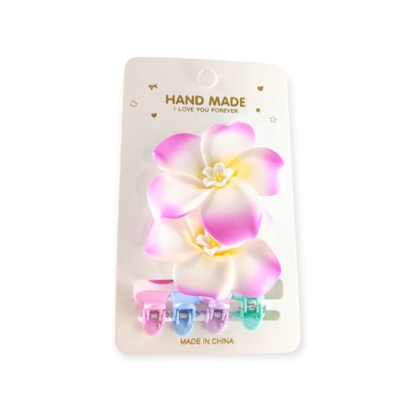 Set coleros  Flor+trabitas