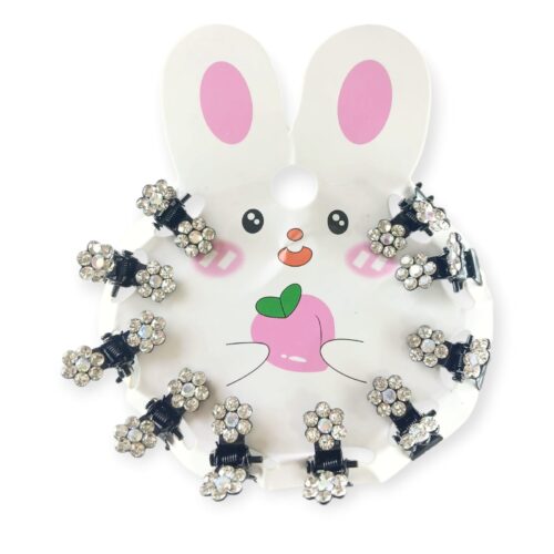Brochecito de metal flor  c/strass