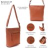 Bandolera Rif con remaches 25x24x8