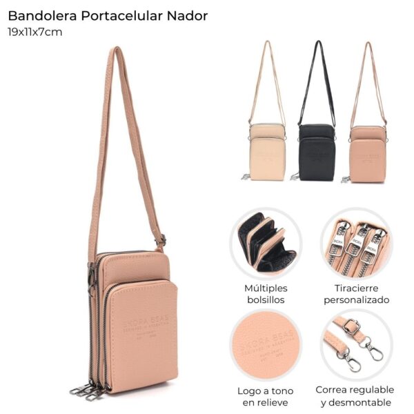 39848-1 Bandolera porta celular Rectangular