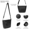 Bandolera Rif con remaches 30x21x11