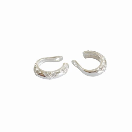 Aro de Plata 925 Cuff con Micro Cubic