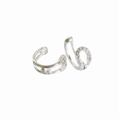 Aro de Plata 925 Cuff con Micro Cubic