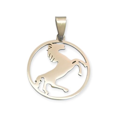 Dije AQ medalla de caballo
