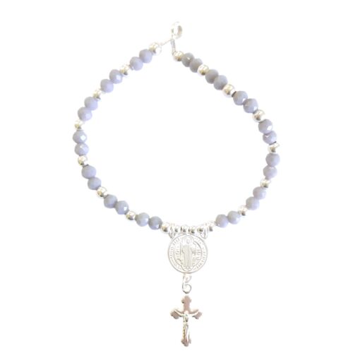 Pulsera  plata tipo Denario