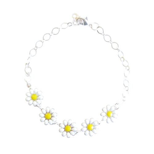 Pulsera flores  Margaritas