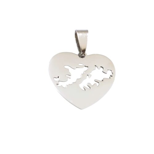 Dije AQ Corazon con Malvinas