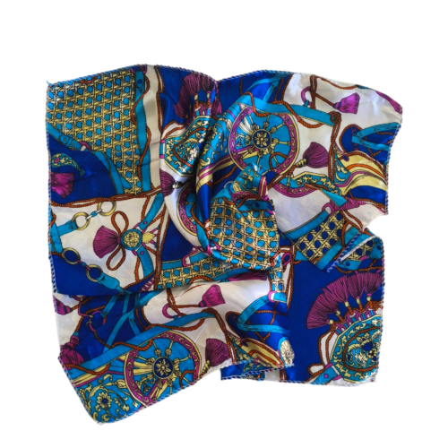 Pañuelos gatitos raso 50×50.