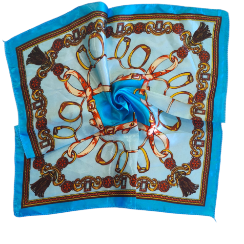 Pañuelos gatitos raso 50×50.