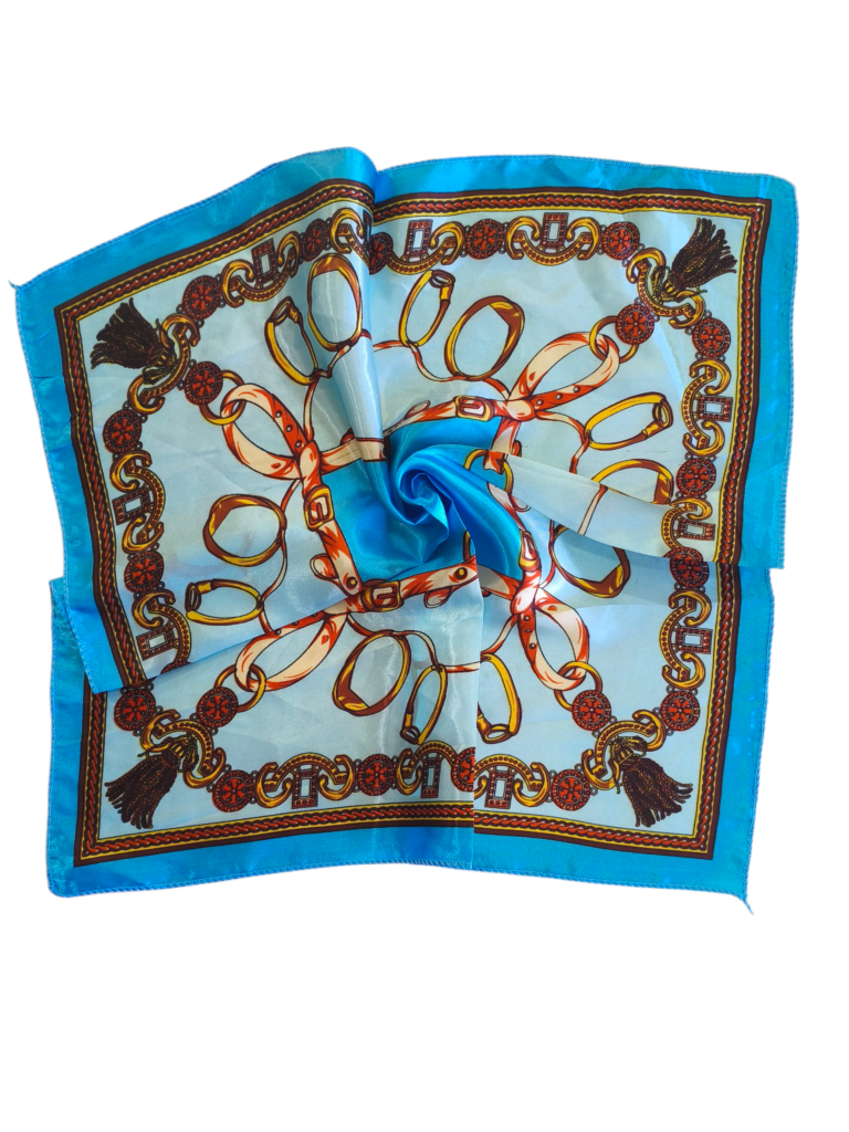 Pañuelos gatitos raso 50×50.