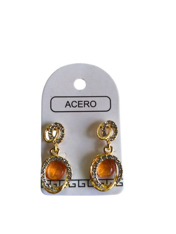 Aro AQD colgante con perla.