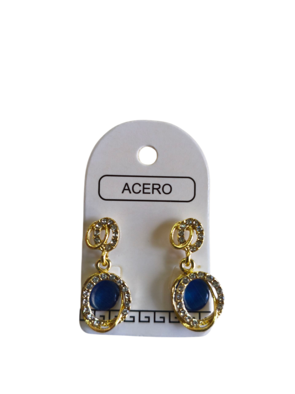 Aro AQD colgante con perla.