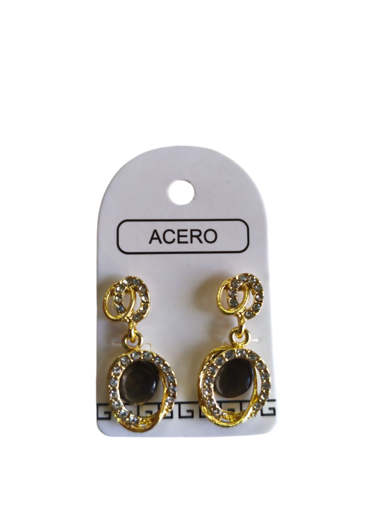 Aro AQD colgante con perla.